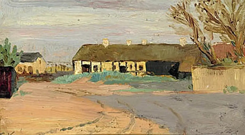 La casa de Christoffer al atardecer. - Peder Severin Krøyer