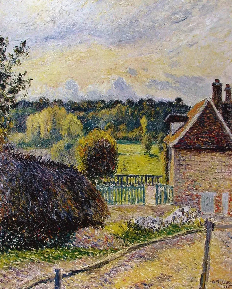 La Casa de la locura en Éragny - Camille Pissarro
