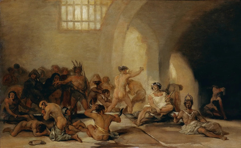 La casa de locos - Francisco de Goya