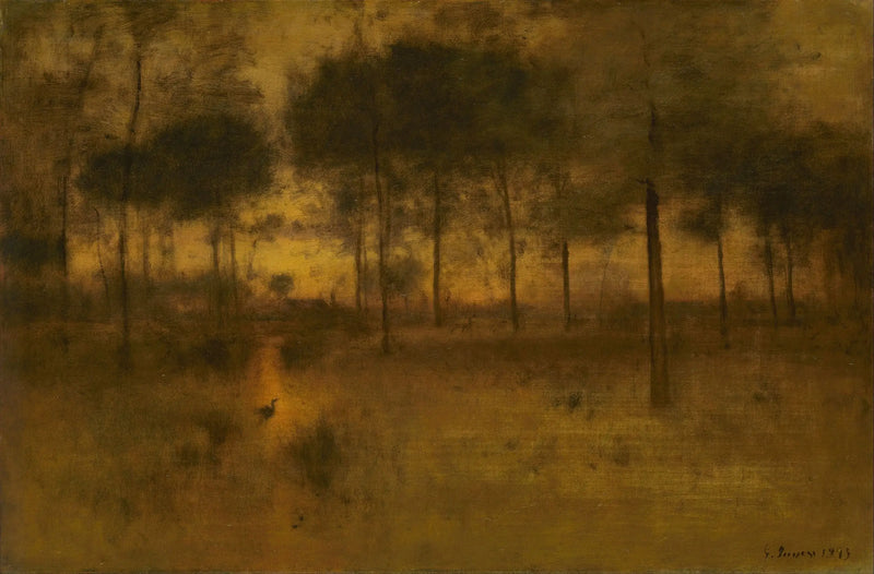 La casa del garzón - George Inness