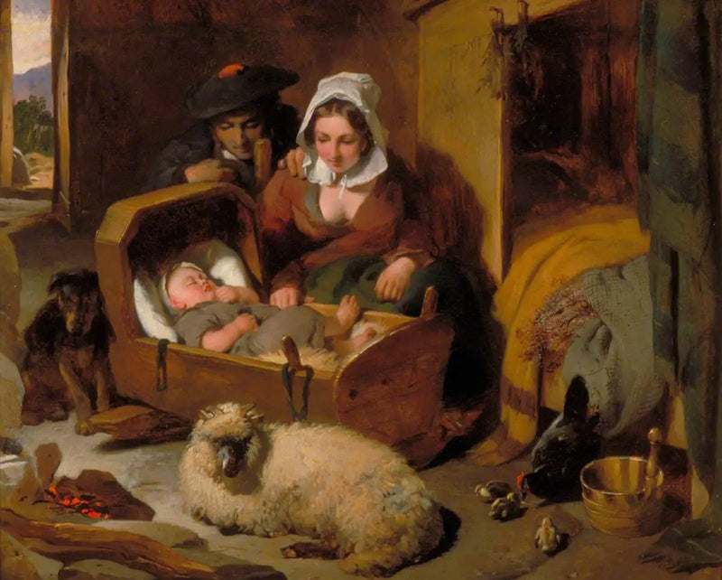La casa de un pastor de las Highlands - Edwin Henry Landseer