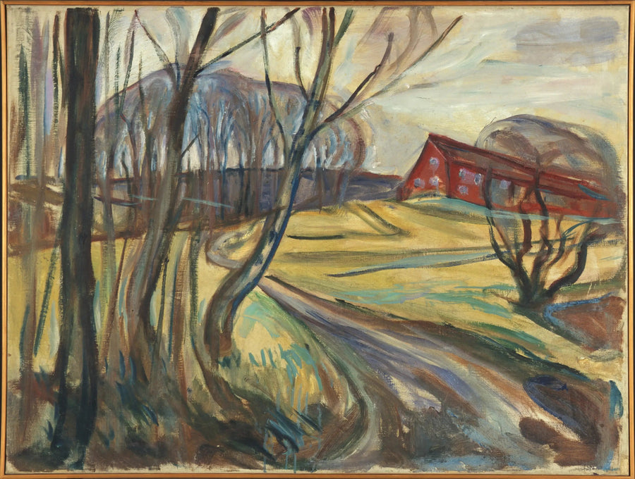 La Casa roja - Edvard Munch