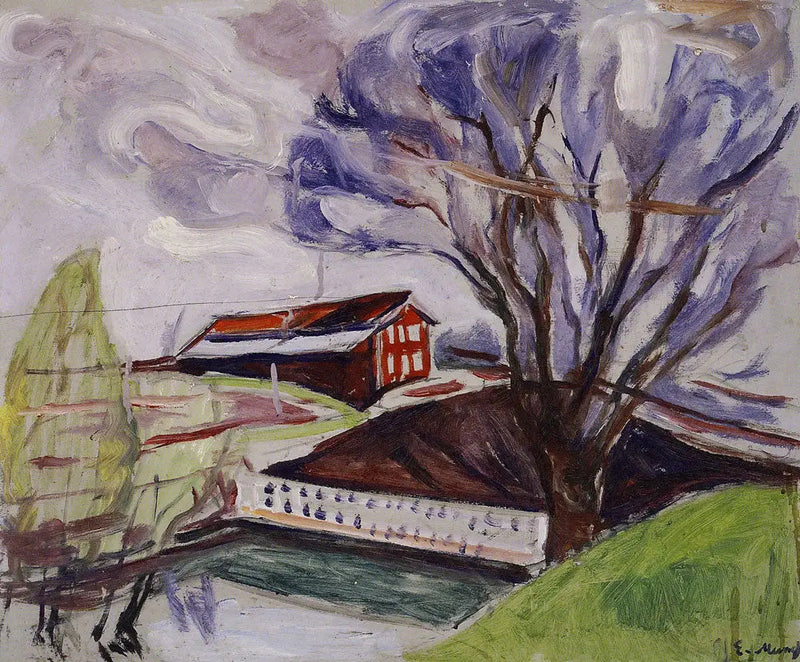 La Casa roja - Edvard Munch