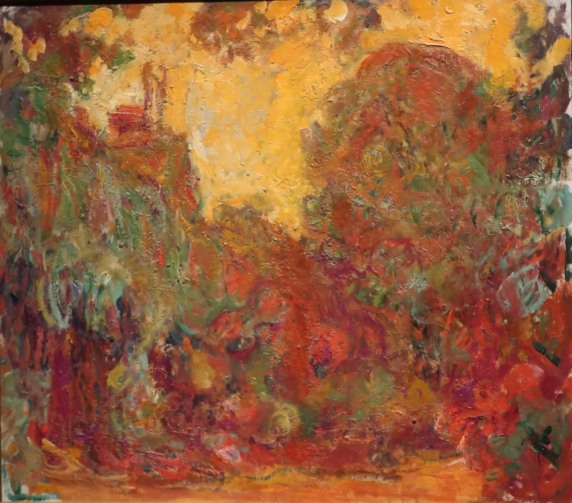 La maison vue du jardin aux roses - Claude Monet image 1 reproduction de peinture à l’huile