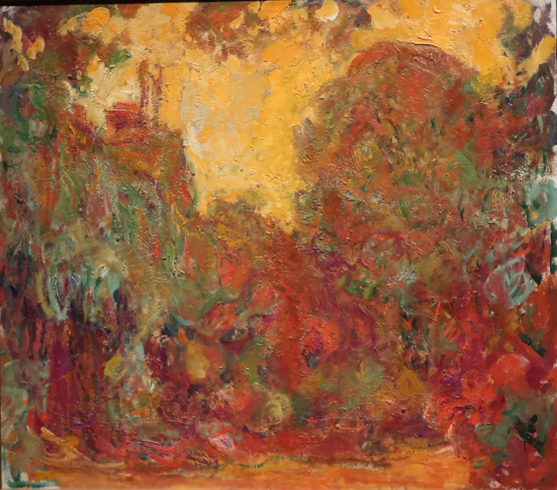 La casa vista desde el jardín de las rosas - Claude Monet