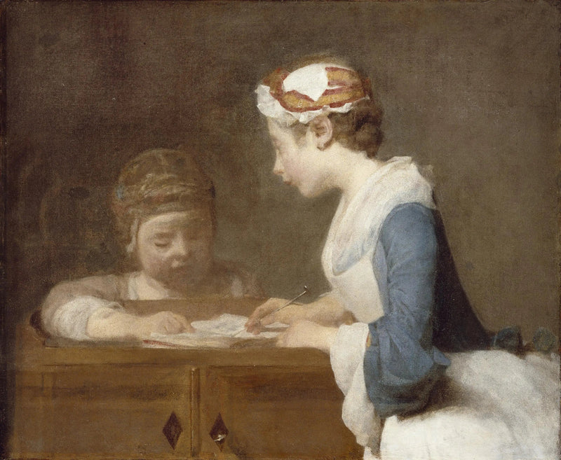 La maestra de escuela - Jean Simeón Chardin