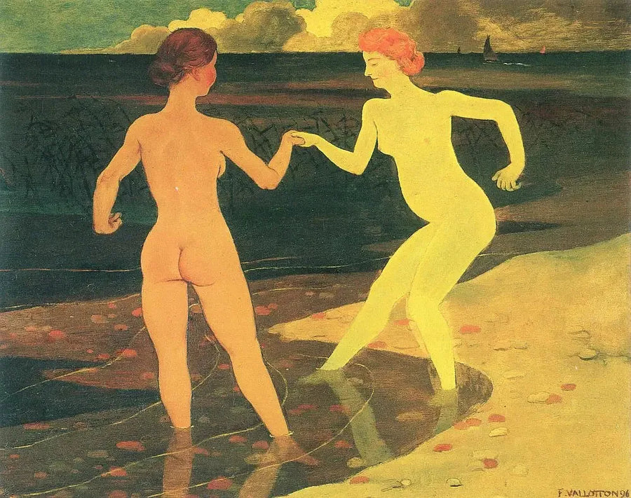La maestra y la sirvienta - Félix Vallotton