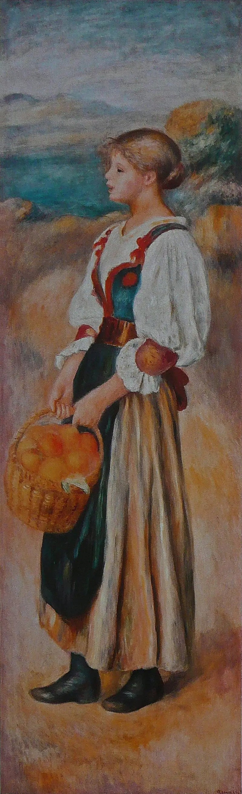 La Vendedora de naranjas - Pierre-Auguste Renoir