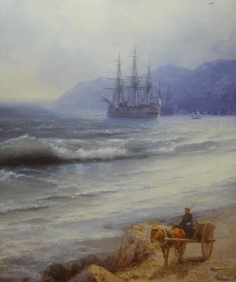 La marea - Iván Aivazovski
