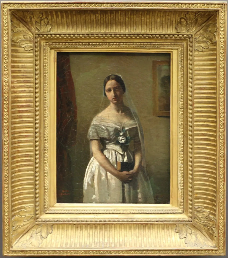 La Novia - Jean-Baptiste Camille Corot