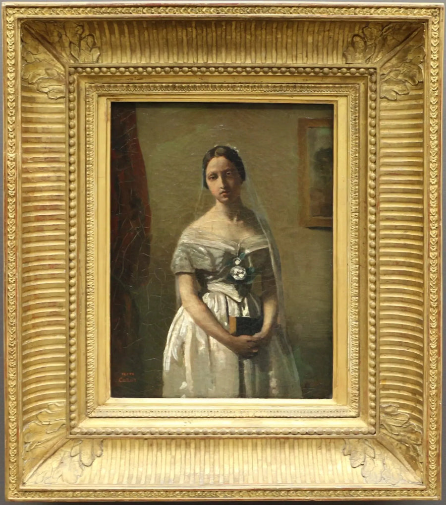 La Novia - Jean-Baptiste Camille Corot
