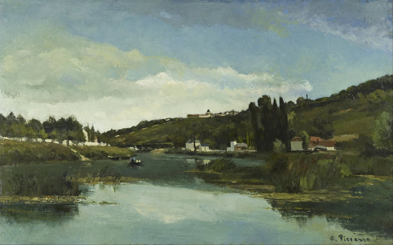 La Marne en Chennevières - Camille Pissarro