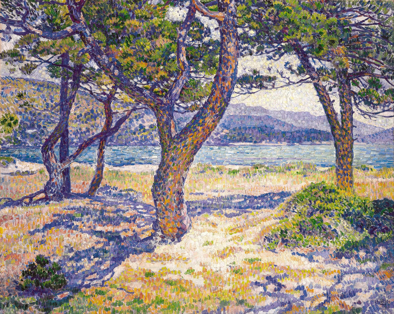 La Mediterránea en Lavandou - Théodore van Rysselberghe