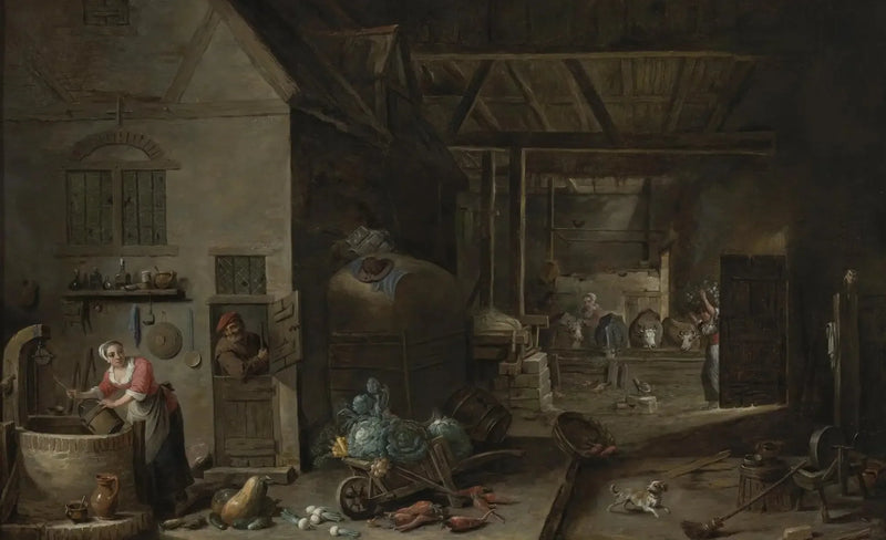 La Ama de Casa Flamenca - David Teniers el Joven