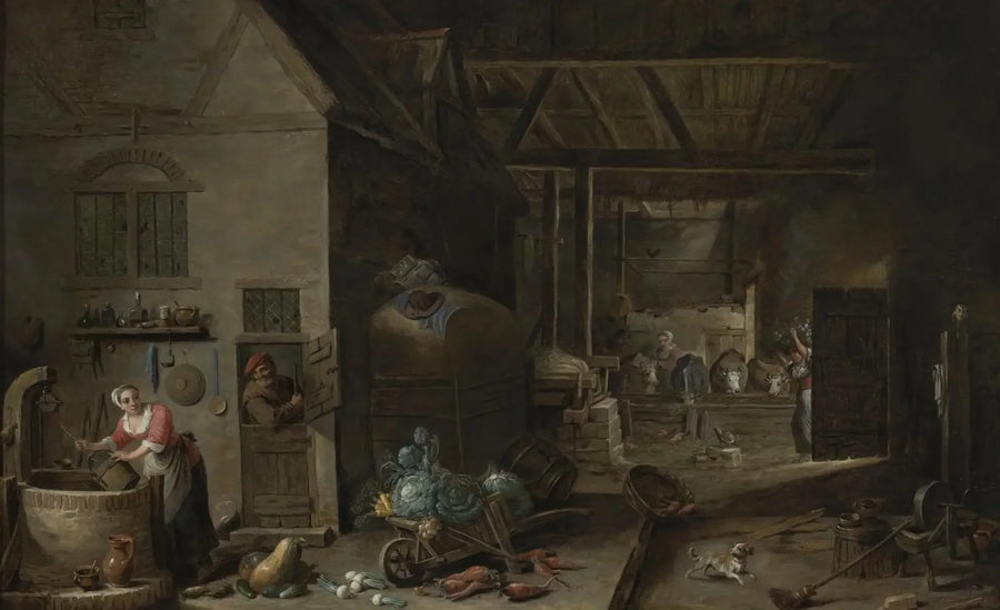 La Ama de Casa Flamenca - David Teniers el Joven