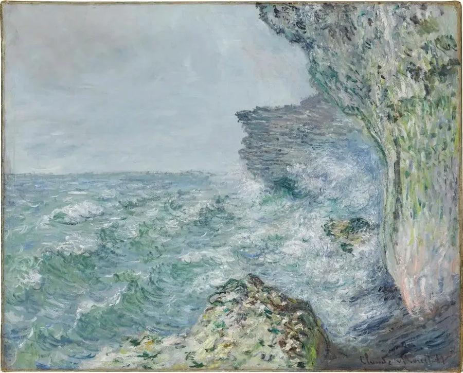 El mar en Fécamp - Claude Monet