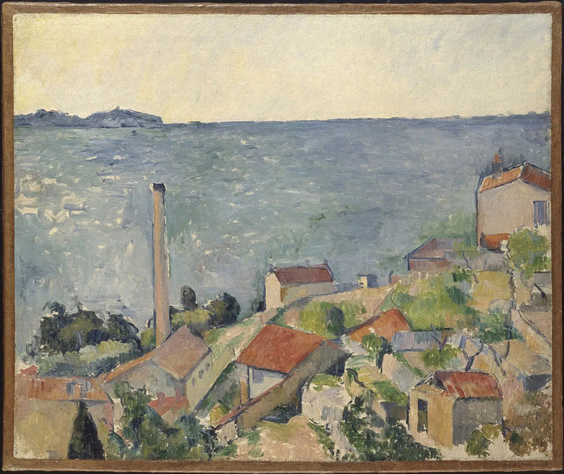El Mar en l'Estaque - Paul Cézanne