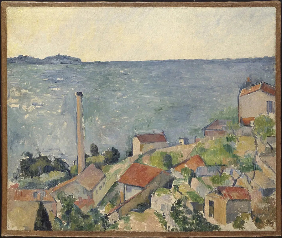 El Mar en l'Estaque - Paul Cézanne