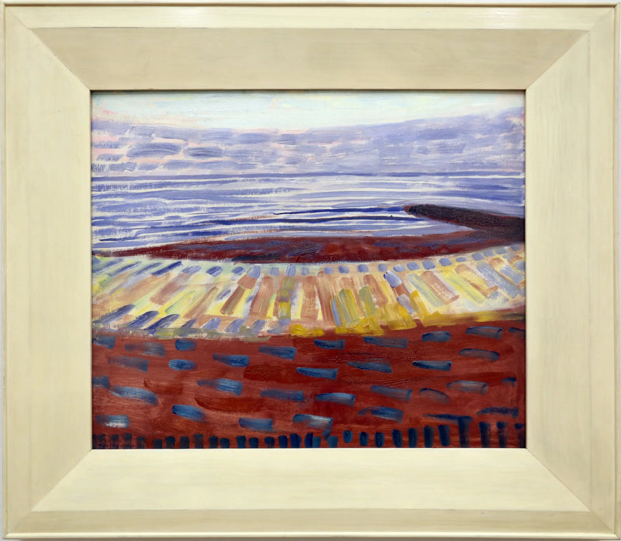 El mar después de la puesta de sol - Piet Mondrian