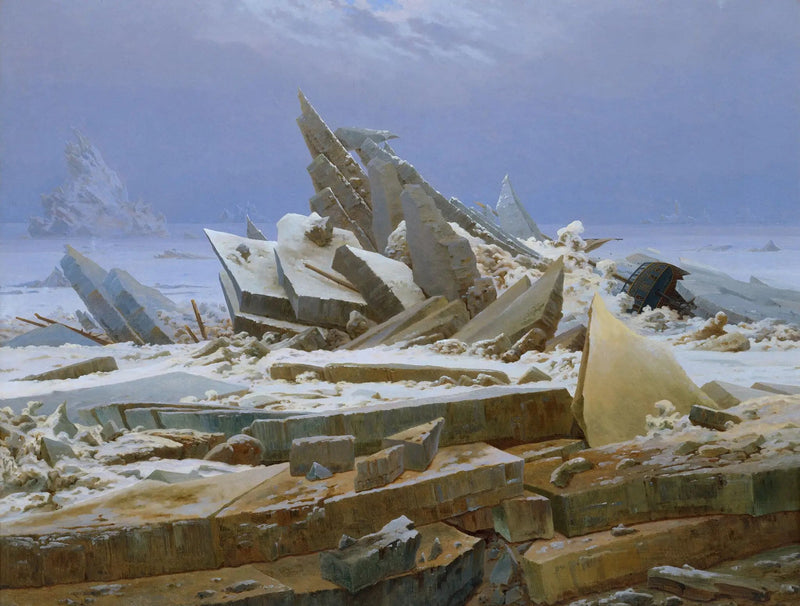 El Mar de Hielo - Caspar David Friedrich