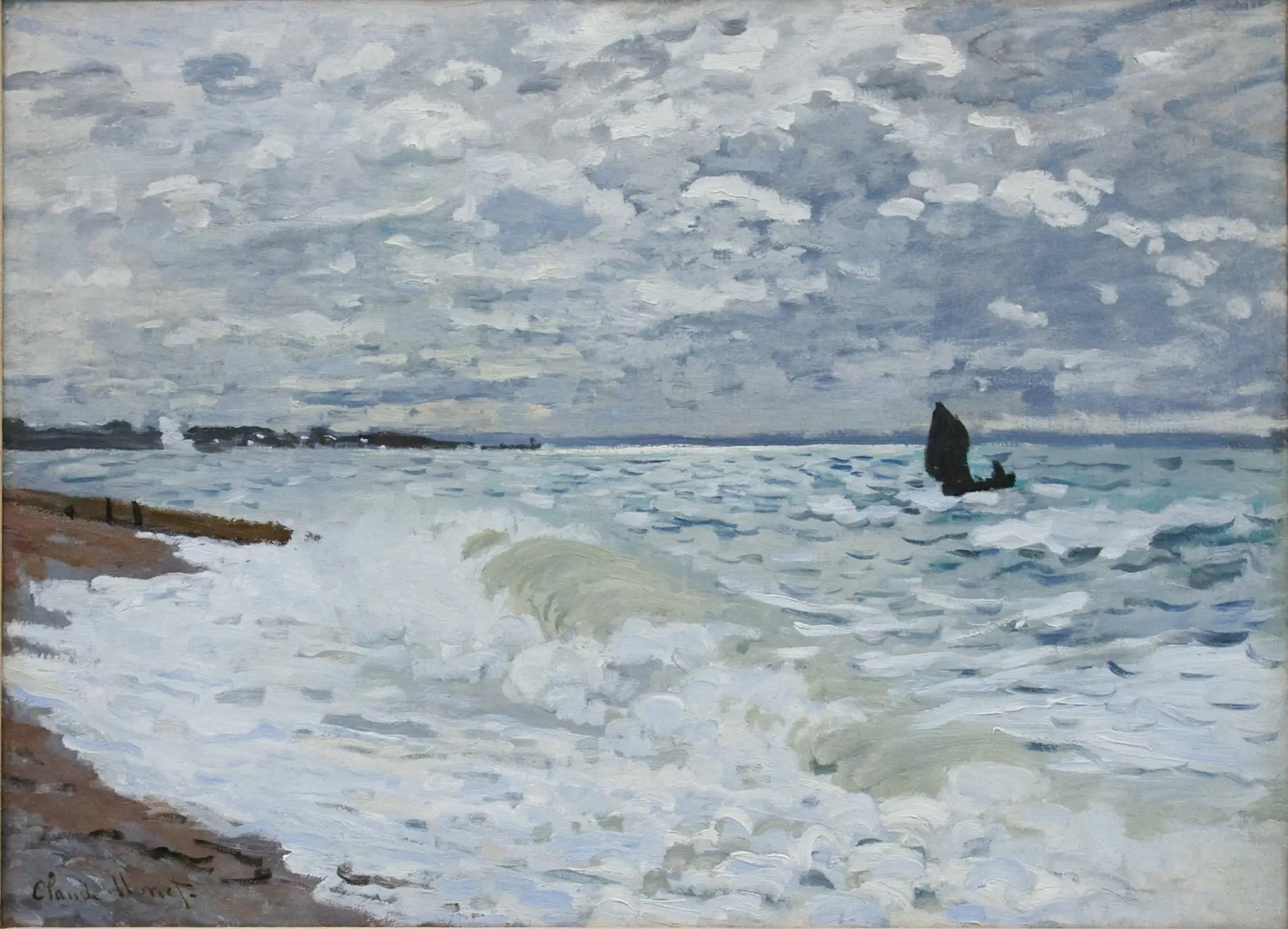 La mer du Havre - Claude Monet image 1 reproduction de peinture à l’huile