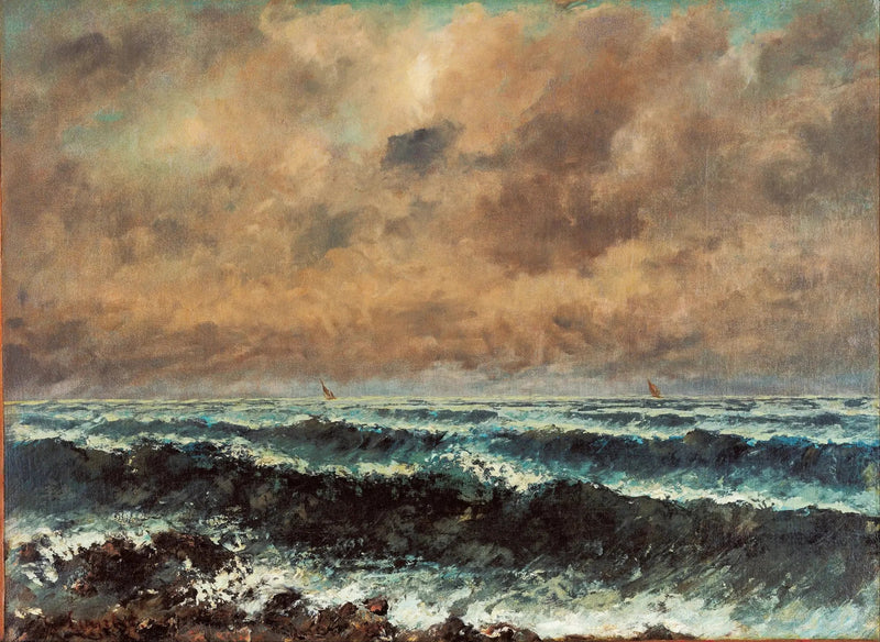 La Mar en otoño - Gustave Courbet