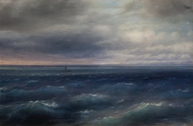 El mar Negro (Marina) - Iván Aivazovski