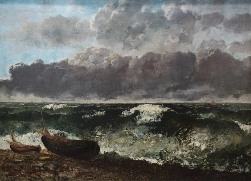 La Mer tormentosa - Gustave Courbet
