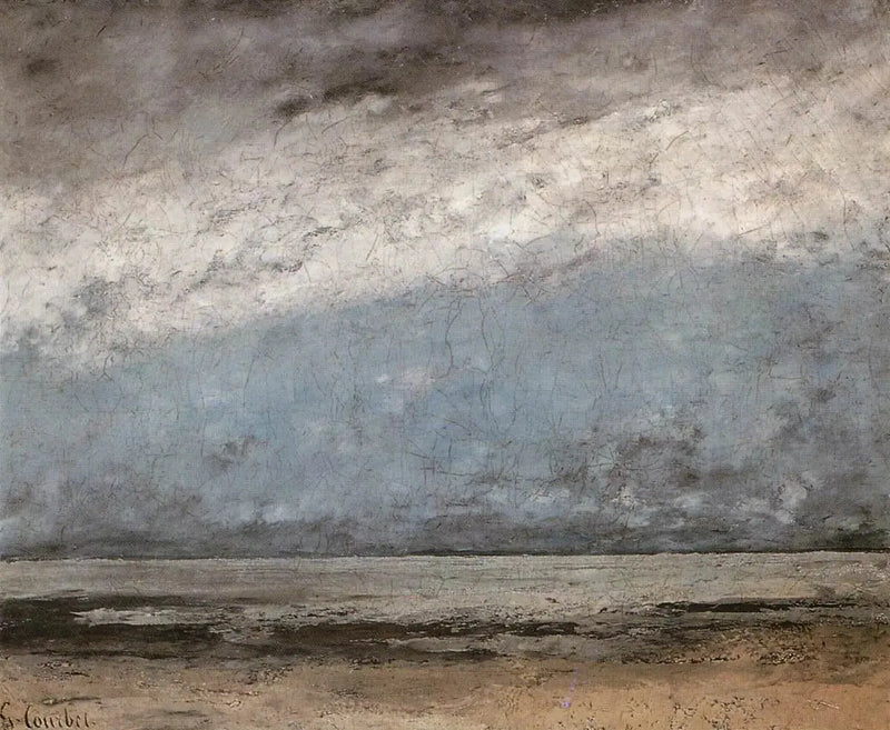 El mar cerca de Trouville - Gustave Courbet