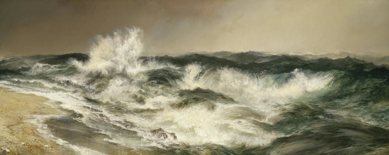 El mar que resuena mucho - Thomas Moran