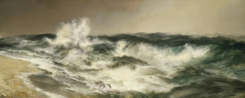 El mar que resuena mucho - Thomas Moran