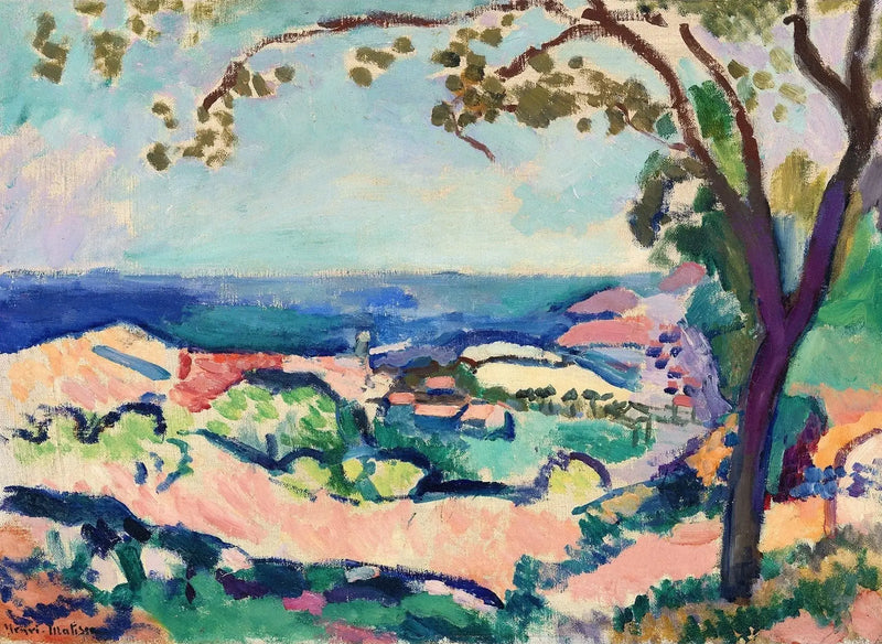 El Mar visto desde Collioure - Henri Matisse