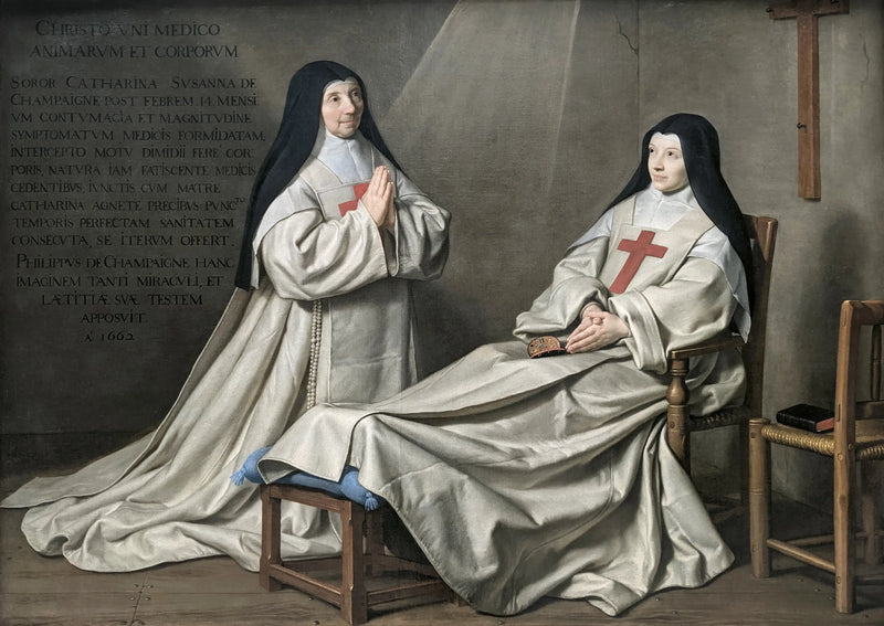 La Madre Catalina-Agnès Arnault y la hermana Catalina de Sainte Suzanne de Champaigne - Philippe de Champaigne
