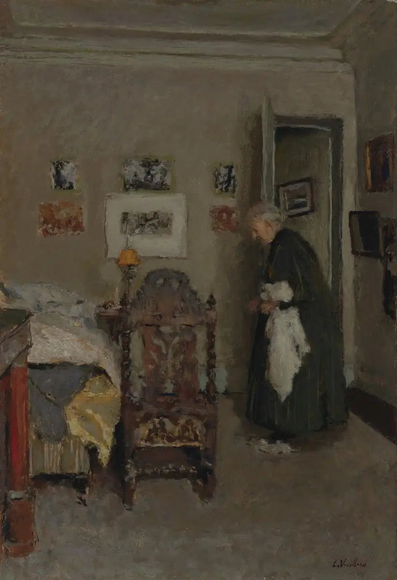La madre del artista en su apartamento, calle de Calais, París - Mañana - Édouard Vuillard