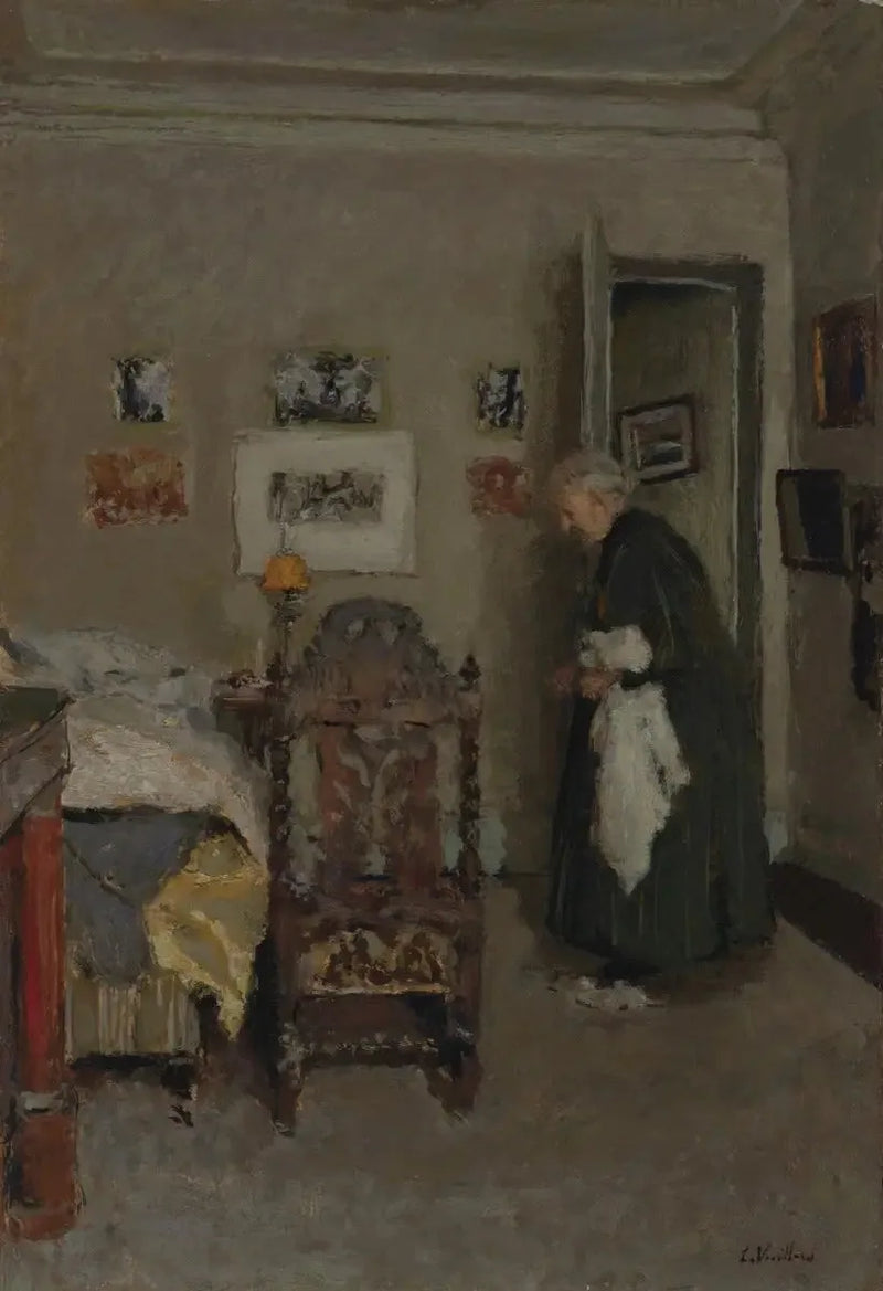 La madre del artista en su apartamento, calle de Calais, París - Mañana - Édouard Vuillard