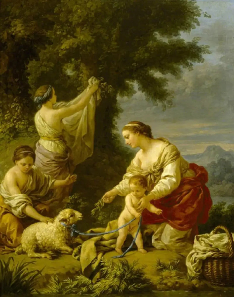 La madre indulgente - Louis Jean François Lagrenée