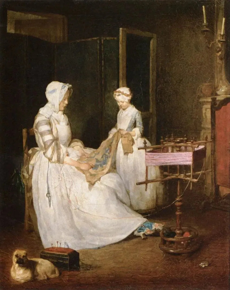 La Madre laboriosa - Jean Simeón Chardin