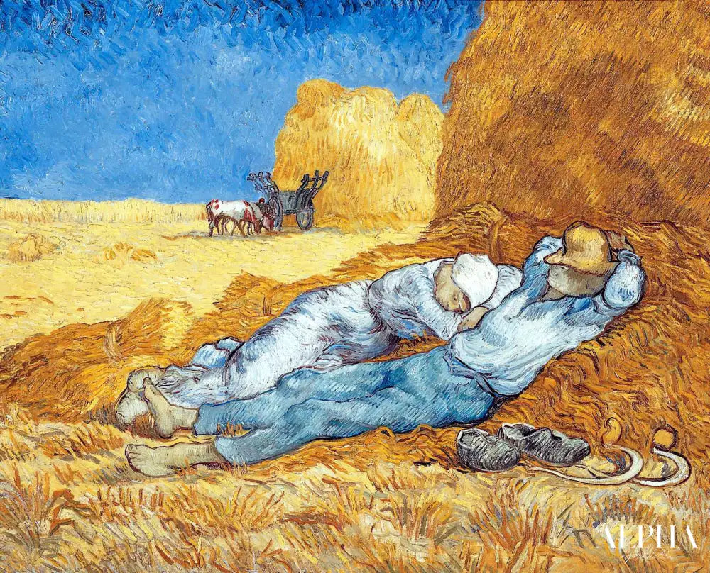 La Méridienne (la sieste) - Van Gogh - Reproductions de tableaux et peintures haut de gamme