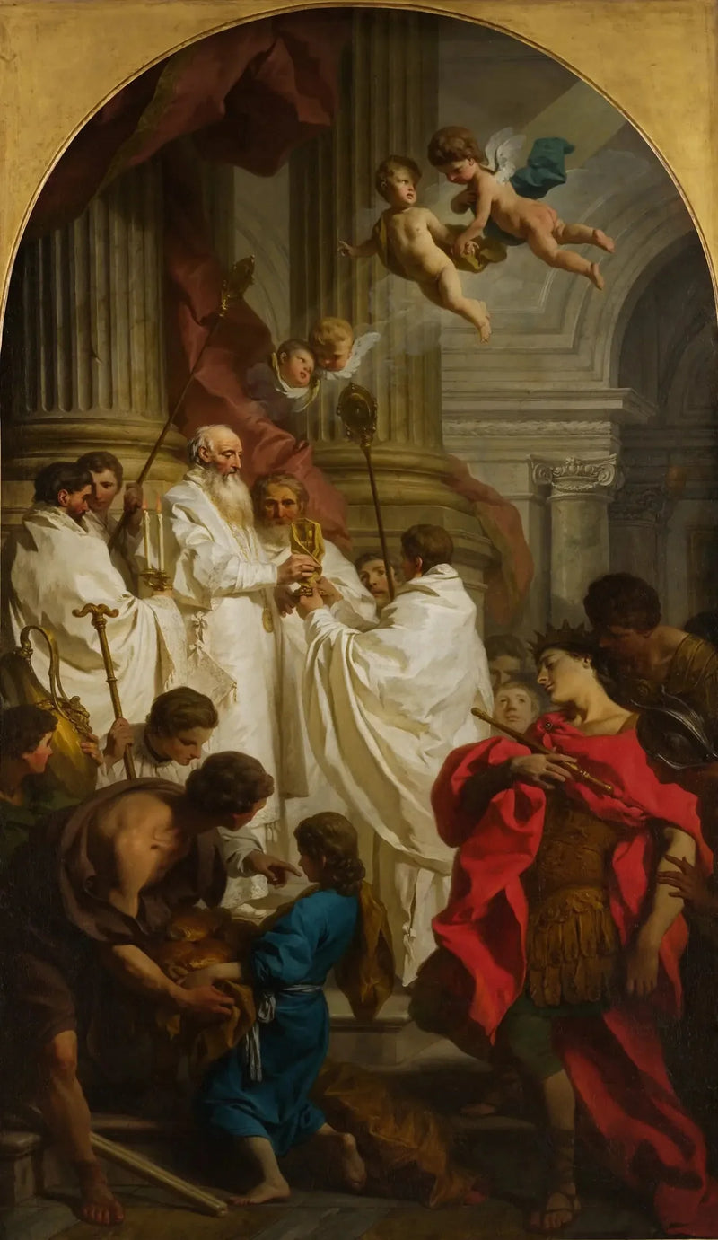 La misa de San Basilio - Pierre Subleyras