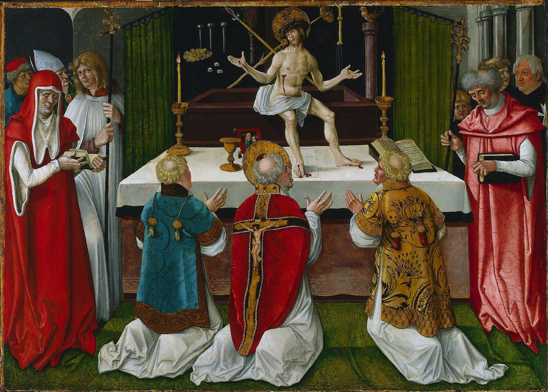 La misa de san Gregorio - Hans Baldung Grien