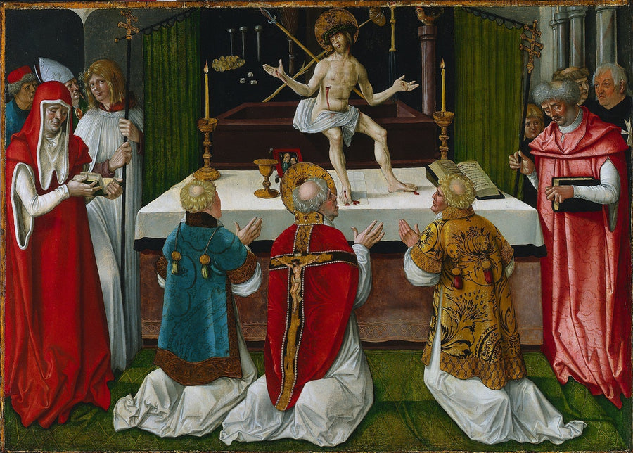 La misa de san Gregorio - Hans Baldung Grien