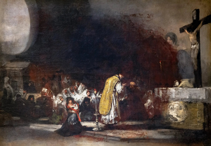 La Misa de las relevailles - Francisco de Goya