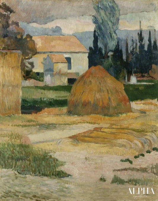 La Meule, environs d'Arles ou Ferme à Arles - Paul Gauguin - Reproductions de tableaux et peintures haut de gamme