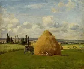 La moledora, Pontoise - Camille Pissarro