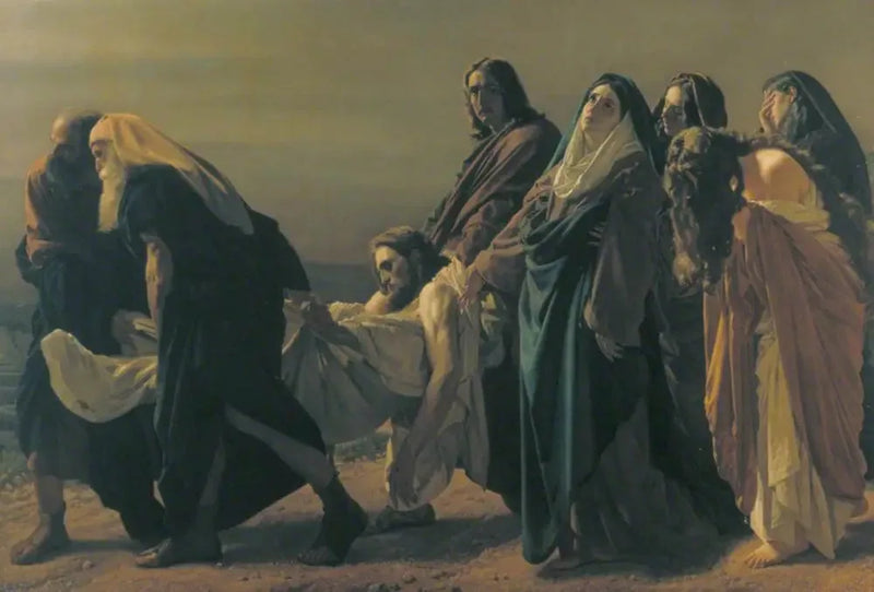 La sepultura - Antonio Ciseri