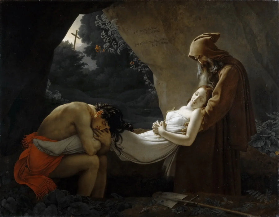 La Anunciación de Atala - Anne-Louis Girodet