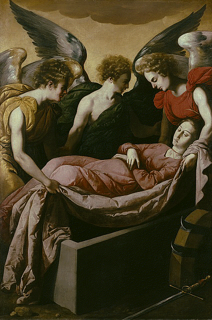La sepultura de Santa Catalina de Alejandría - Francisco de Zurbarán