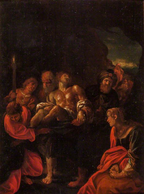 La sepultura de Cristo - Annibale Carracci