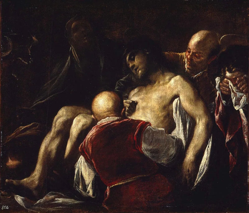 La sepultura de Cristo - Luca Giordano