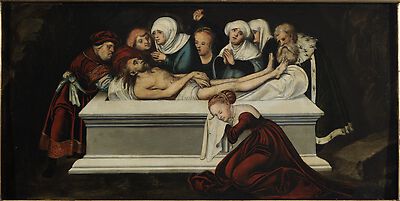 La sepultura de Cristo - Lucas Cranach el Viejo